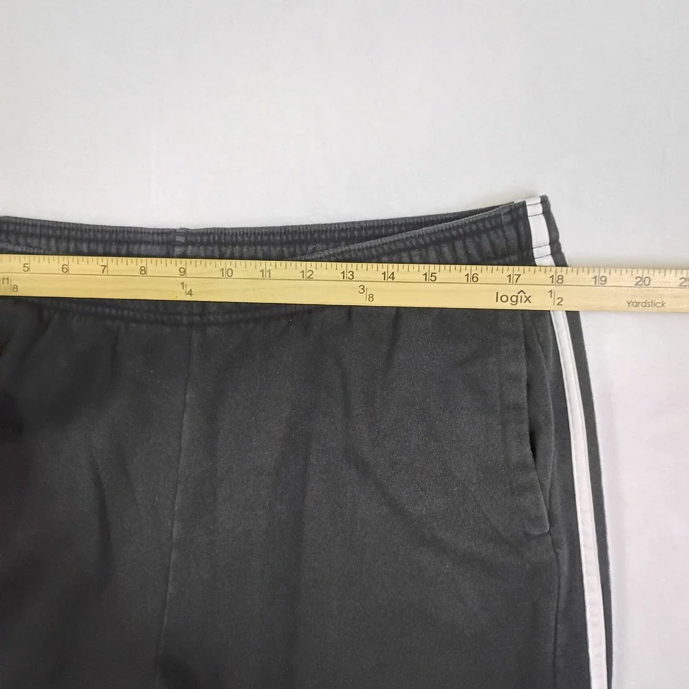 Adidas Mens XL Tapered Cuff 3-Stripes Jogger Sweatpants Pants Black‎ GT9435